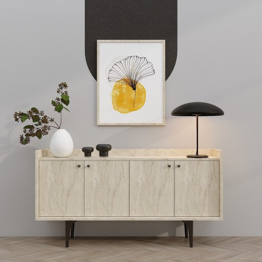 Consola, Emerald, Navi, 150x80x40 cm, PAL, Travertin