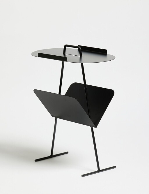 Masuta, Coatify, Goddy, 44x54x22 cm, Cadru: 100% METAL (Grosime: 2 mm), Negru