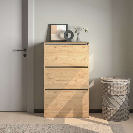 Pantofar, Adore, Flat, 73x119x26 cm, PAL, Stejar