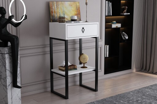 Dulap, Coraline, Valanti, 50x90x35.3 cm, PAL, Alb