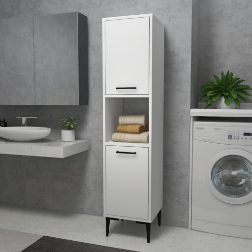 Dulap multifunctional, Arnetti, Daminol, 35x153 cm, PAL, Alb