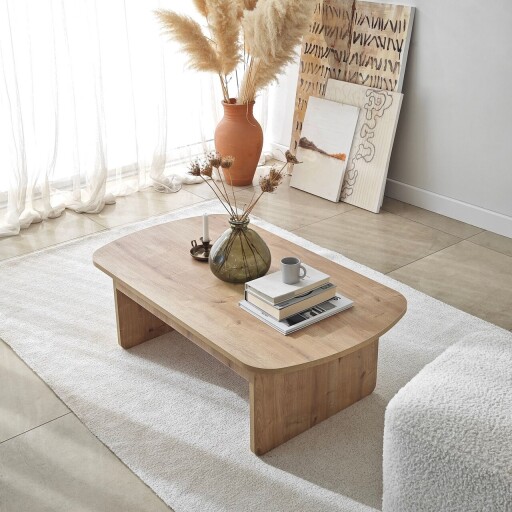 Masuta de cafea, Neostill, Theseus, 105x35x60 cm, PAL, Maro