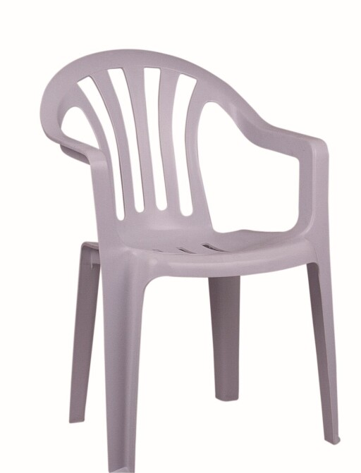 Scaun, Okko, Magnolia, 54x87x51 cm, Polipropilena, Alb