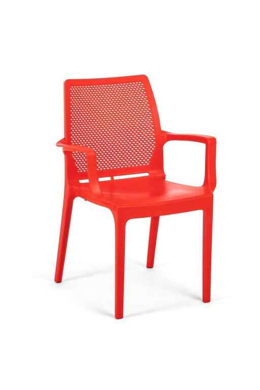 Scaun, Okko, Icon, 57x85x53 cm, Polipropilena, Rosu