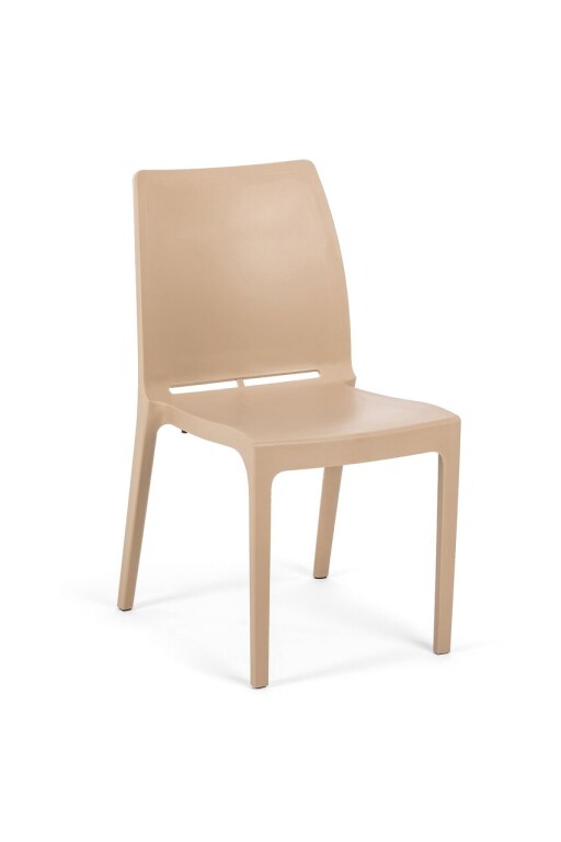 Scaun, Okko, Eve, 57x85x46 cm, Polipropilena, Maro deschis