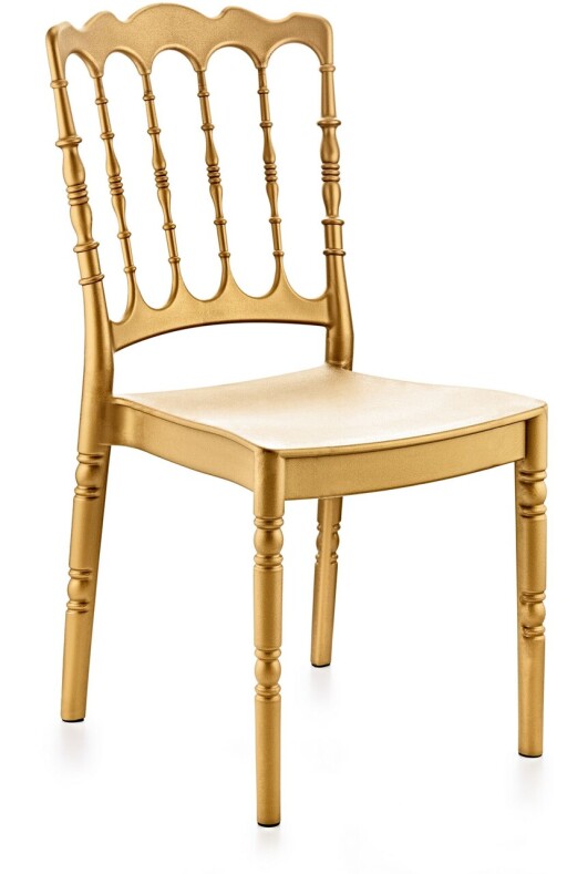 Scaun, Okko, Esteta Classic, 55x92x43 cm, Polipropilena, Maro deschis