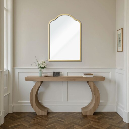 Oglinda decorativa, Lumisfera, King 30 x 45, 30x45 cm, MDF, Auriu