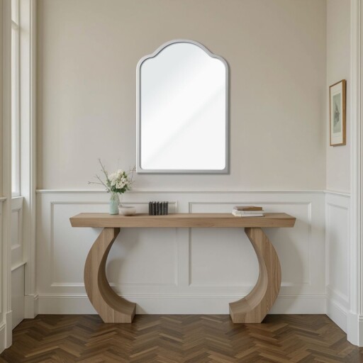 Oglinda decorativa, Lumisfera, King 30 x 45, 30x45 cm, MDF, Argintiu