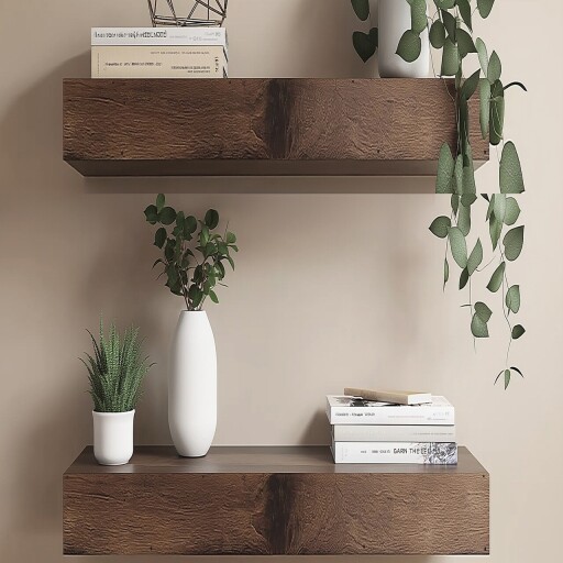 Raft de perete, Evila Originals, Raf272, Lemn masiv, Lemn