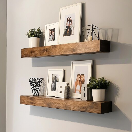 Raft de perete, Evila Originals, Raf273, Lemn masiv, Lemn