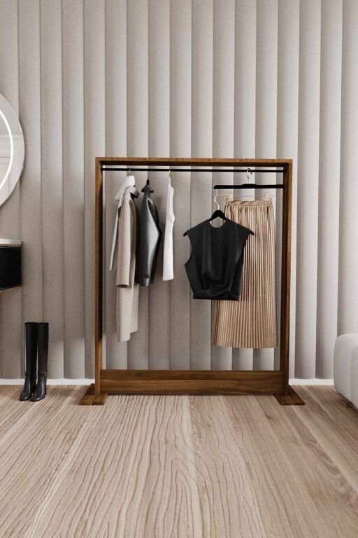 Cuier de perete, Elegance, Salvitor, 100x124x12 cm, PAL, Maro