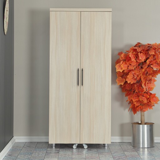 Dulap multifunctional, Comforty, Guzzo, 80x180x42 cm, PAL, Stejar deschis