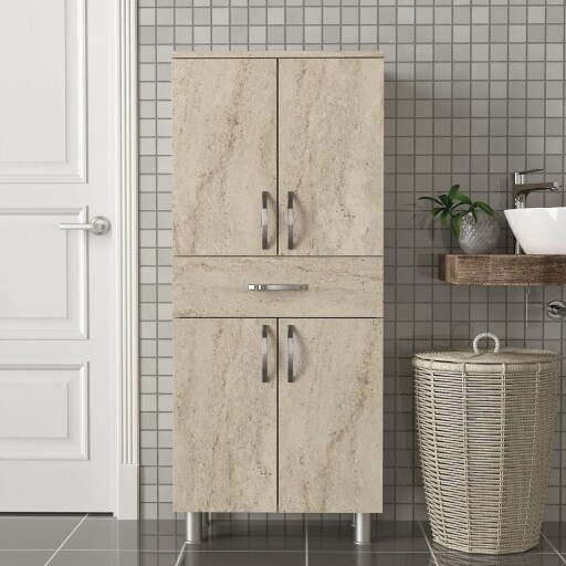 Dulap de baie, Arcadia, Arizona 4 Doors, PAL, Travertin