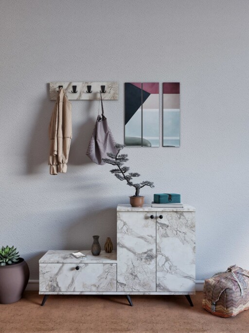 Cuier de perete, Mod Design, Evva, PAL, Marmura Ephesus