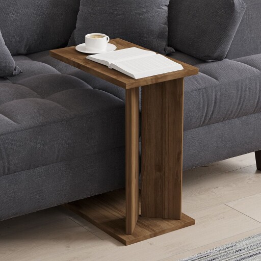 Masuta, Puqa Design, Lun, 25x48 cm, PAL, Maro