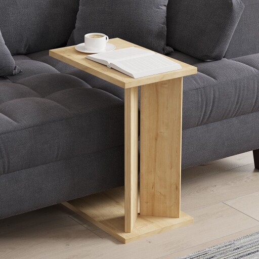 Masuta, Puqa Design, Lun, 25x48 cm, PAL, Maro