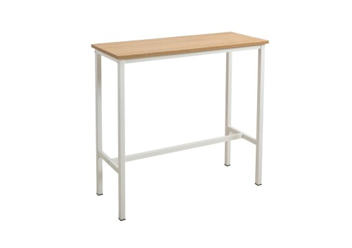 Masa de bar, Vella, Mola 100, 100x90x40 cm, PAL, Alb