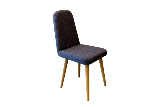 Scaun, Vella, Vina Mini 1048, PAL, Stejar / Albastru închis