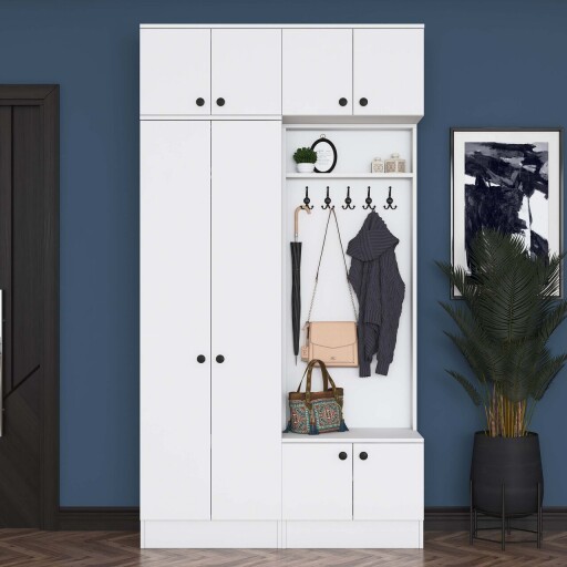 Cuier de perete, Rani, EA145, PAL, Alb