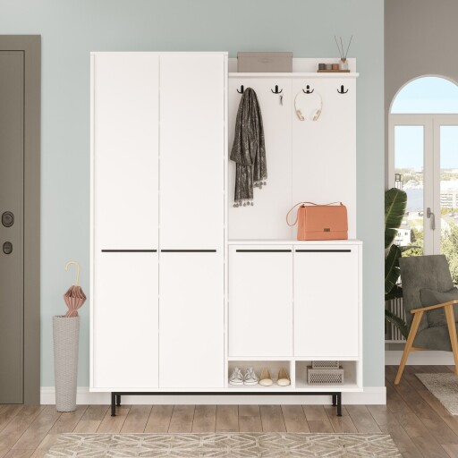 Cuier de perete, Locelso, OS1-W, PAL, Alb