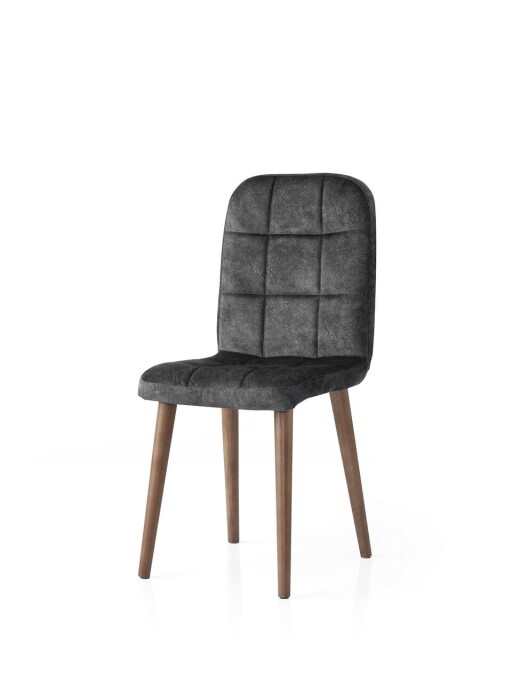 Set scaune 4 piese, Nmobb, Rr-715, PAL, Antracit