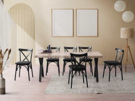 Masa, Nmobb, Gala, 180x79x80 cm, PAL, Mocha