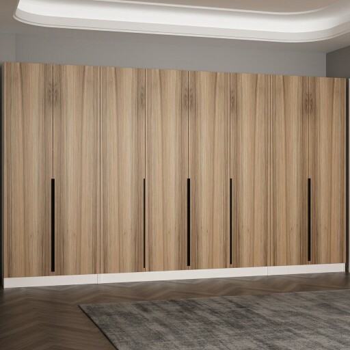 Cuier de perete, Minerva, Noah, 360x210x35 cm, PAL, Maro