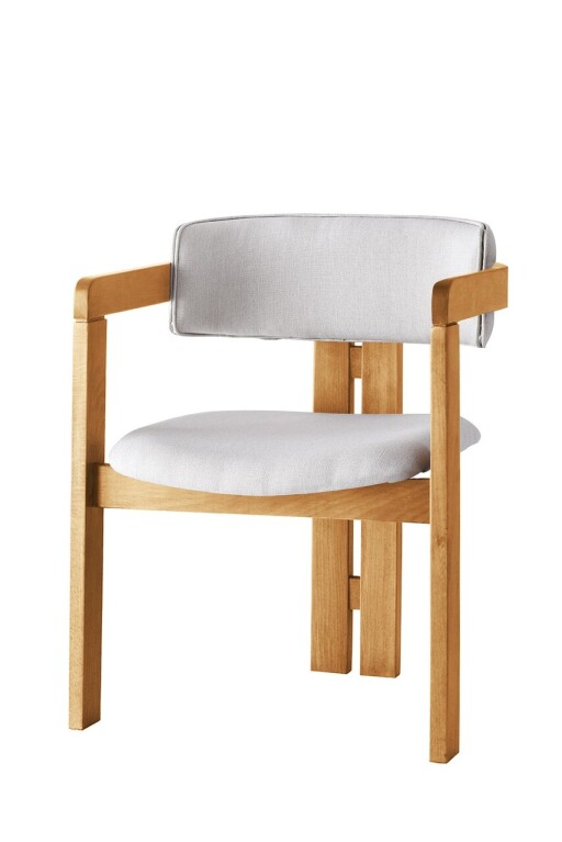 Scaun, Nmobb, CO-044, Cadru: 100% LEMN, Crem / Stejar