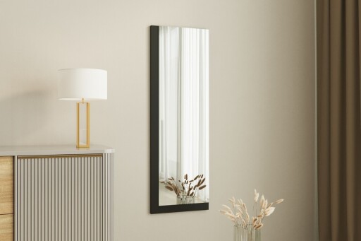 Oglinda decorativa, Hanah Home, Lariya, Alb/Negru