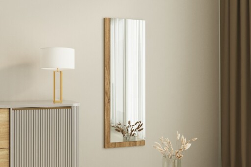 Oglinda decorativa, Hanah Home, Lariya, Alb/Maro
