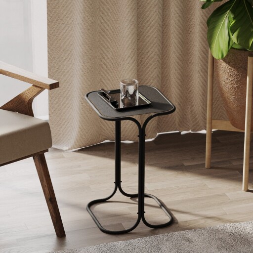 Masuta de cafea, Hanah Home, Shb-001, Negru