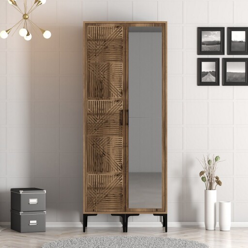 Dulap pentru haine, Hommy Craft, Kumsal PR, 80x47 cm, PAL, Maro