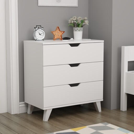 Dulap, Inarch, Valencia 3, 72x76x40 cm, PAL, Alb