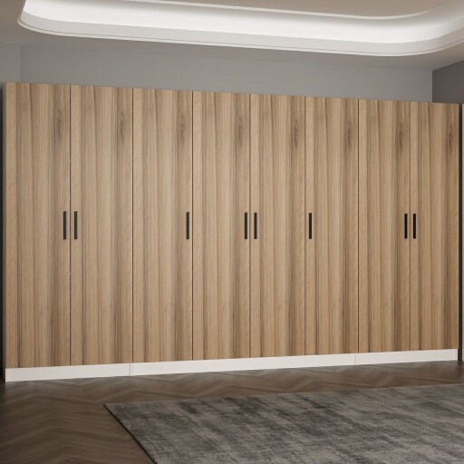 Cuier de perete, Minerva, Noah, 360x210x35 cm, PAL, Maro