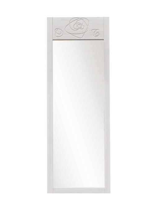 Oglinda Cheval, Neostill, Roses, 55x155x2 cm, Lemn, Alb