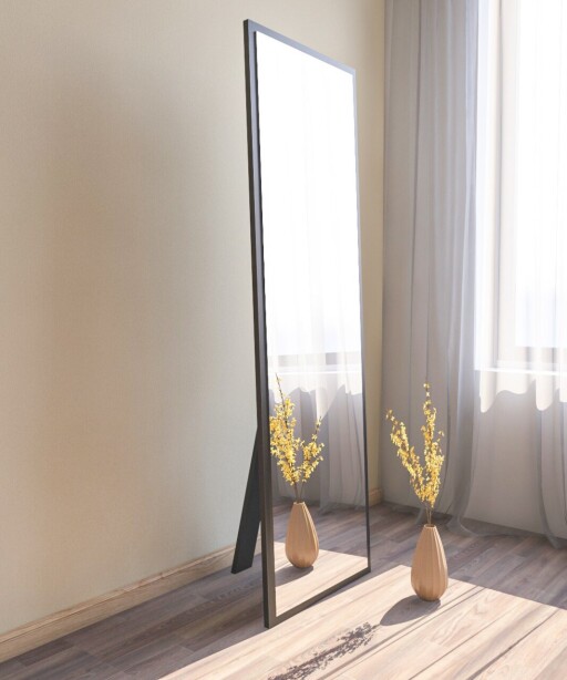 Oglinda decorativa, Hanah Home, Tessa, Negru