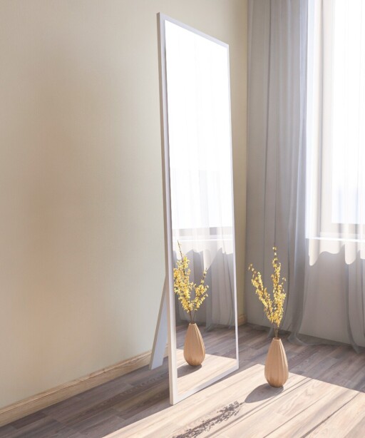 Oglinda decorativa, Hanah Home, Tessa, Alb