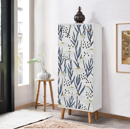 Pantofar, Vella, Vegas, 50x135x38 cm, PAL, Alb