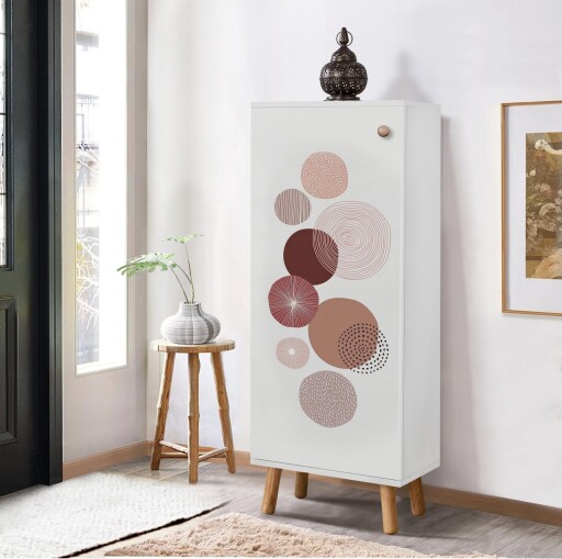 Pantofar, Vella, Vegas, 50x135x38 cm, PAL, Alb