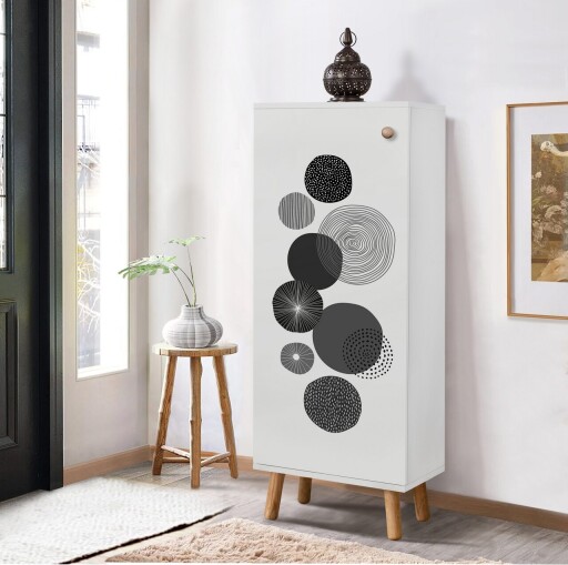 Pantofar, Vella, Vegas, 50x135x38 cm, PAL, Alb