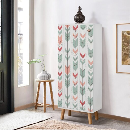 Pantofar, Vella, Vegas, 50x135x38 cm, PAL, Alb