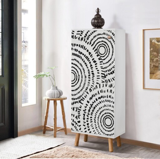 Pantofar, Vella, Vegas, 50x135x38 cm, PAL, Alb