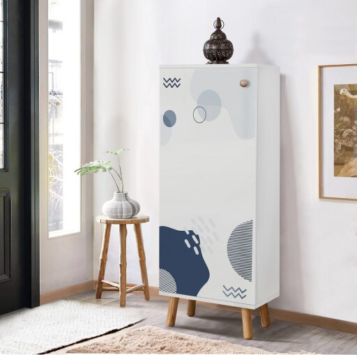 Pantofar, Vella, Vegas, 50x135x38 cm, PAL, Alb