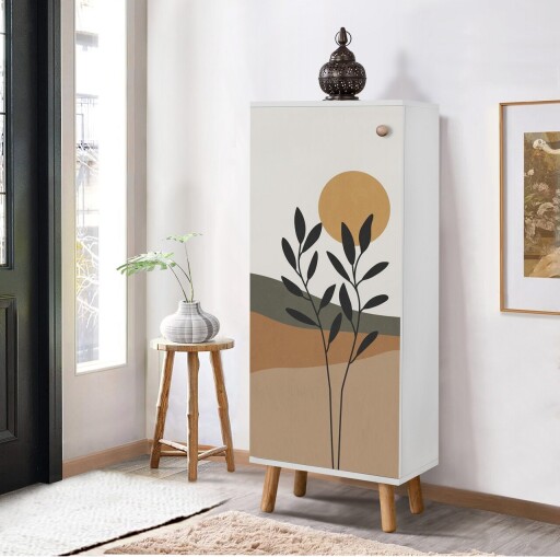 Pantofar, Vella, Vegas, 50x135x38 cm, PAL, Alb