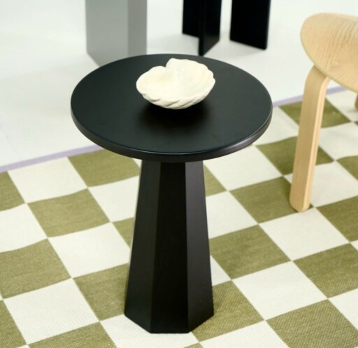 Masuta, Rotexa, Lilyum 47, 35x47x35 cm, MDF , Negru