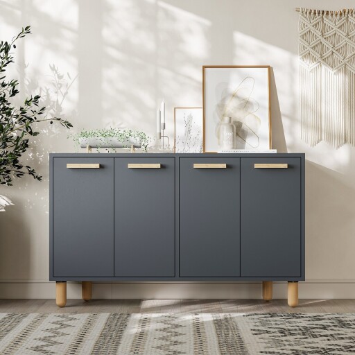 Consola, Odessa, Venedik, 120x73 cm, PAL, Antracit