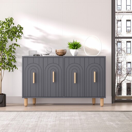 Consola, Odessa, Tiger, 120x73 cm, PAL, Antracit