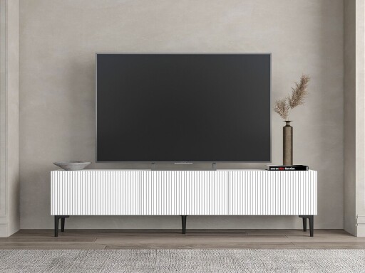 Comoda TV, Odessa, Oscar, 180x45x31 cm, PAL, Alb