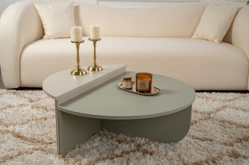 Masuta de cafea, Nordure, Orion, PAL, Verde cenusiu / Gresie