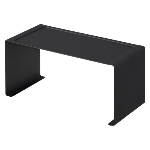 Raft suplimentar negru din metal 30,5x14 cm Tower – YAMAZAKI